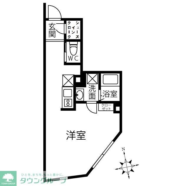 クリオ ラモード木場公園の物件間取画像
