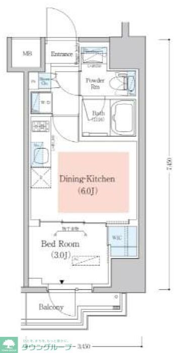アーバネックス深川木場の物件間取画像