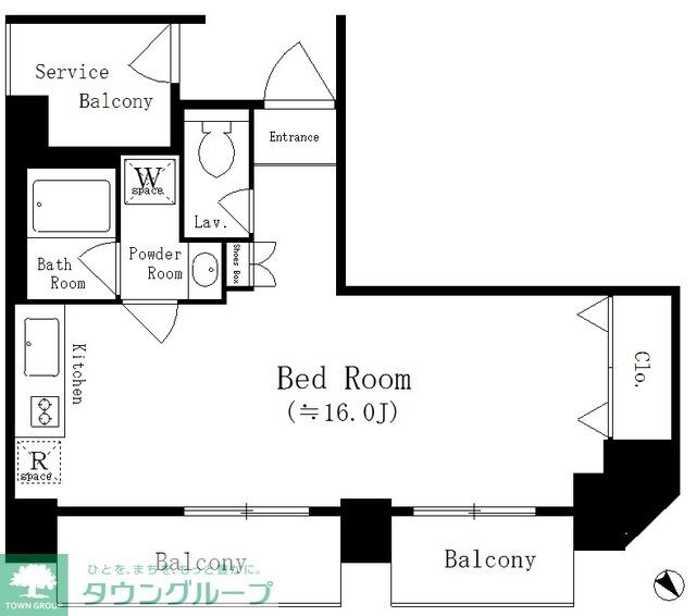 アーバネックス八丁堀の物件間取画像