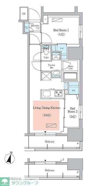アーバネックス千代田淡路町の物件間取画像