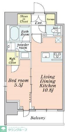 クレストコート本所吾妻橋の物件間取画像