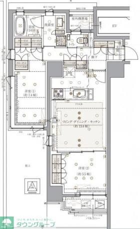 レ・ジェイドクロス千代田神保町の物件間取画像