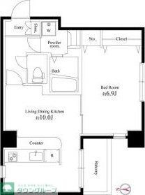 パティーナ本所吾妻橋の物件間取画像
