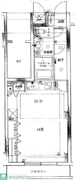 エクメーネ日本橋の物件間取画像
