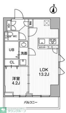 テラス森下の物件間取画像