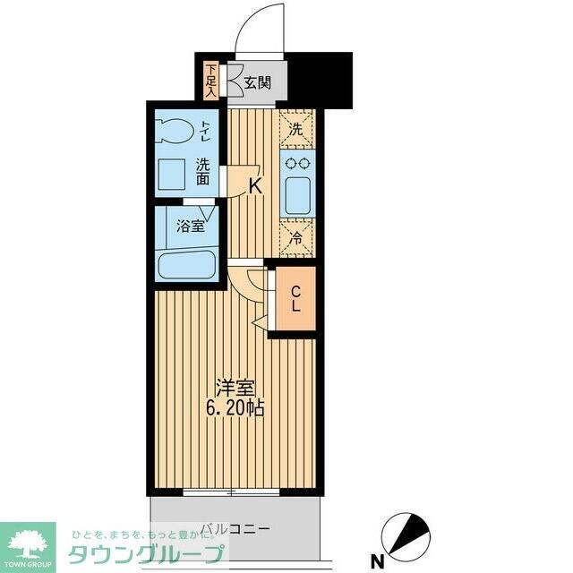 エコロジー潮見レジデンスの物件間取画像