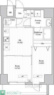 CREATIF押上の物件間取画像