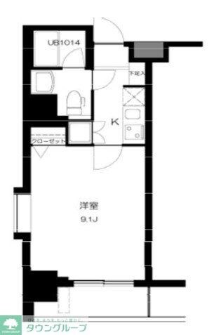 T&G神田マンションの物件間取画像