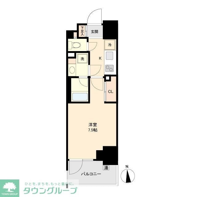 プライマル南砂の物件間取画像