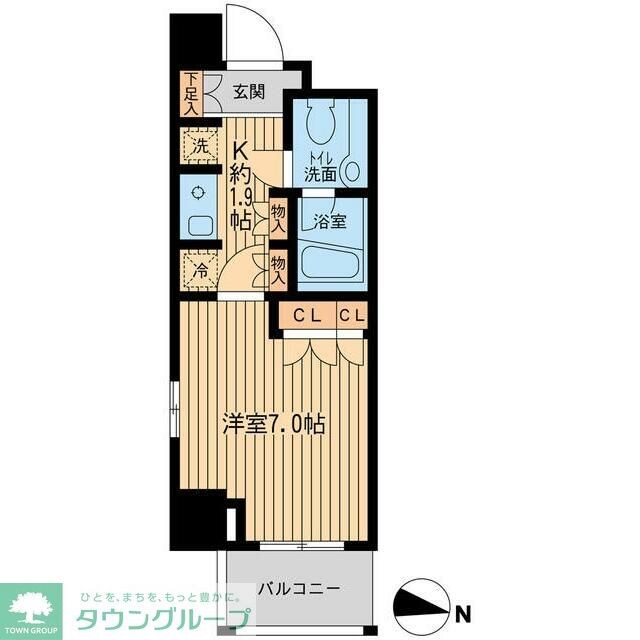 エコロジー東陽町プロセンチュリーの物件間取画像