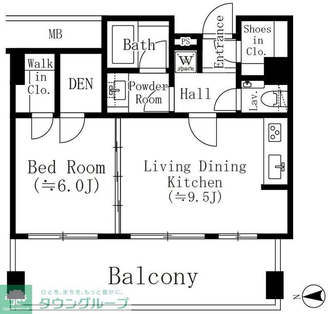 錦町トラッドスクエアの物件間取画像