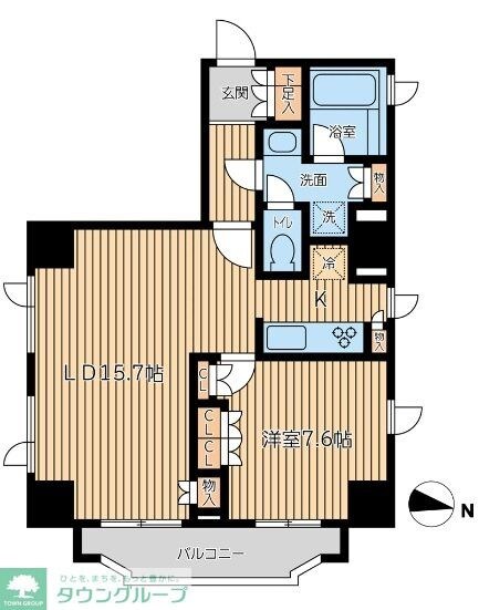 CITY SPIRE 半蔵門の物件間取画像