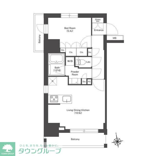 HF八広レジデンスの物件間取画像