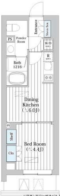 ライオンズフォーシア築地ステーションの物件間取画像