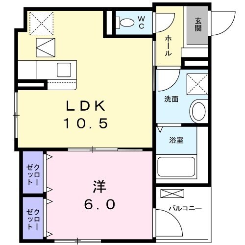 システィコートの物件間取画像