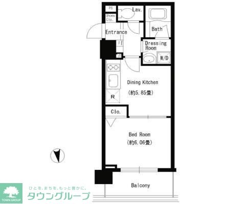 パークキューブ上野の物件間取画像