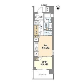 ザ・パークハウス上野池之端レジデンスの物件間取画像