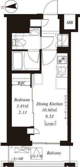 フレンシア御徒町の物件間取画像
