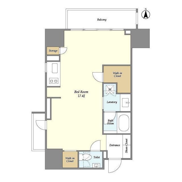 HF上野レジデンスEASTの物件間取画像
