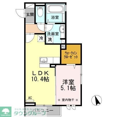 メゾンクレール墨田の物件間取画像
