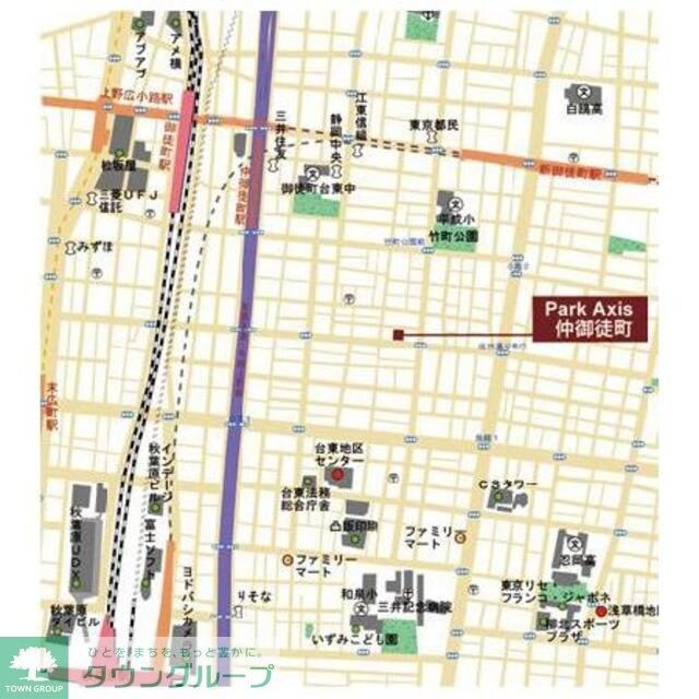 パークアクシス仲御徒町の物件内観写真