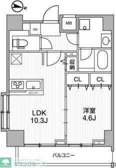 LUNIQ錦糸町の物件間取画像