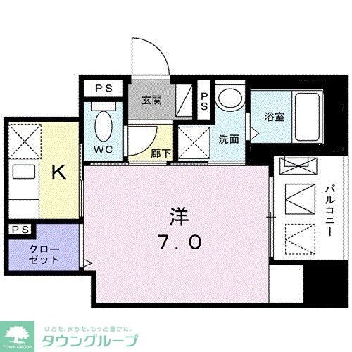 AXIA人形町(アクシアの物件間取画像