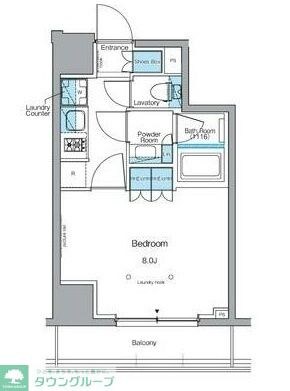 ルフォンプログレ上野公園の物件間取画像