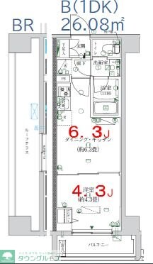 K-COURT押上の物件間取画像