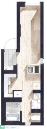 SakuraCrossResidenceの物件間取画像