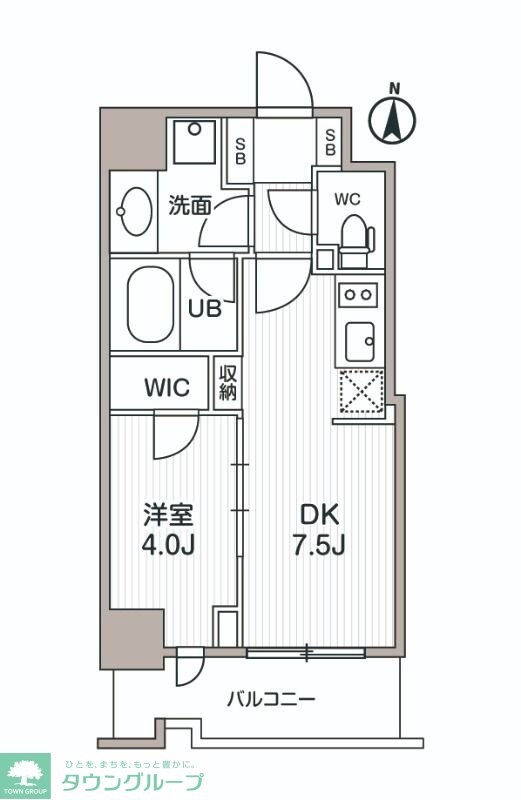 シーズンフラッツ両国サウスの物件間取画像