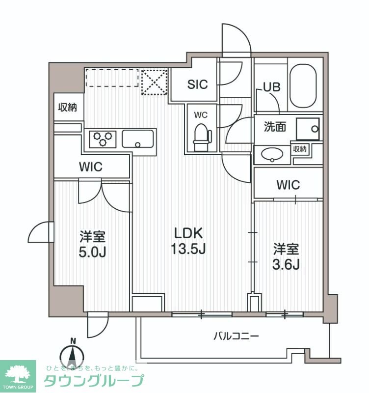 シーズンフラッツ両国サウスの物件間取画像