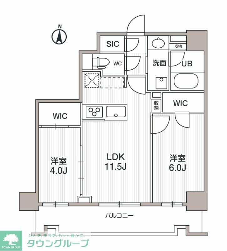 シーズンフラッツ両国サウスの物件間取画像