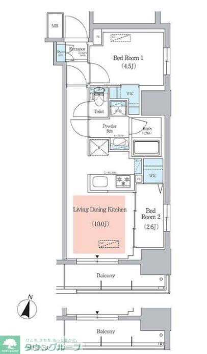 アーバネックス千代田淡路町の物件間取画像
