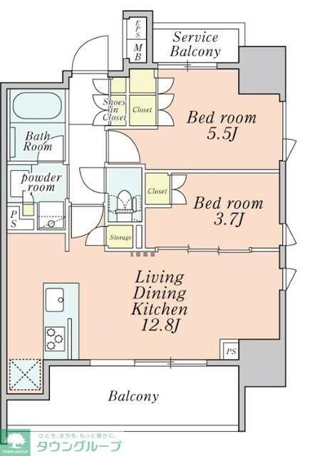 クレストコート本所吾妻橋の物件間取画像