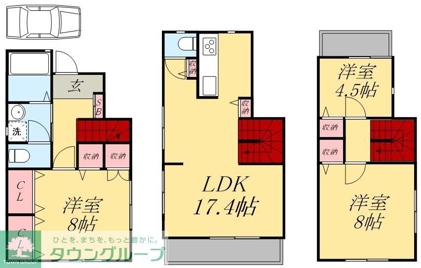 仮称柴又2丁目戸建の物件間取画像