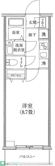 アイル プレミアム東向島の物件間取画像
