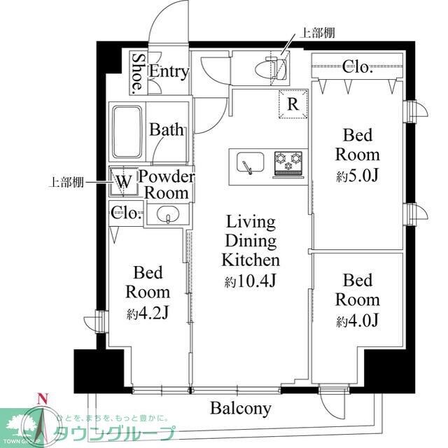 CLK南千住の物件間取画像