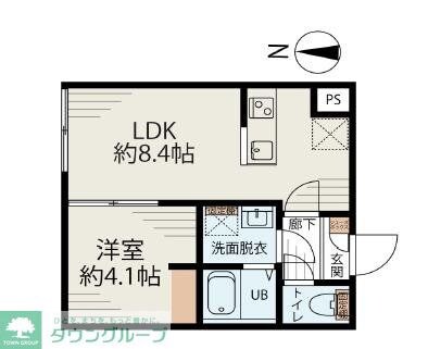 アルファ南千住の物件間取画像