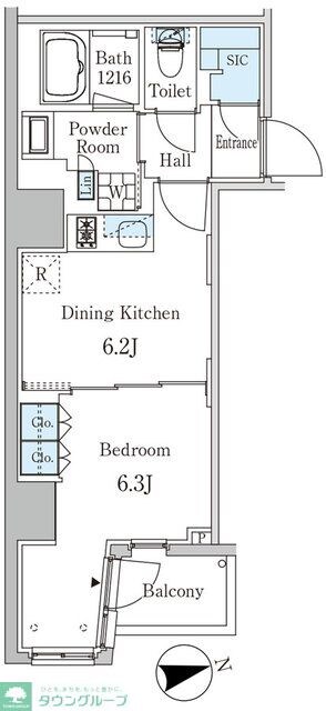 ザ・ライオンズフォーシア外神田の物件間取画像