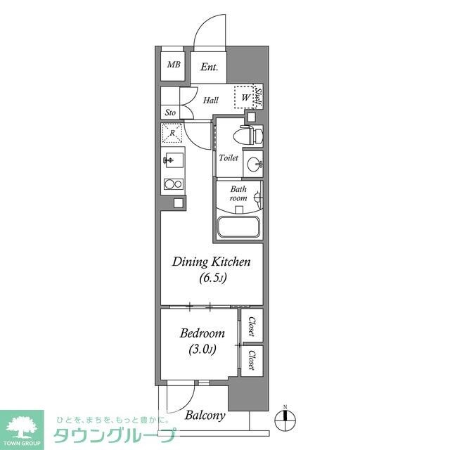 コスモグラシア三ノ輪の物件間取画像
