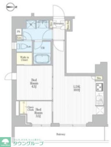 REFRAME 5 Iriyaの物件間取画像