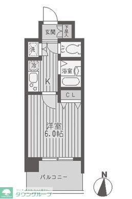 レジディア両国の物件間取画像