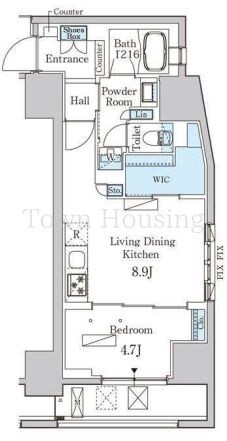ルジュール神田須田町の物件間取画像