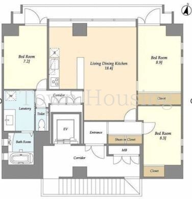 Qu4ttro Arca 九段(クアトロアルカ九段)の物件間取画像