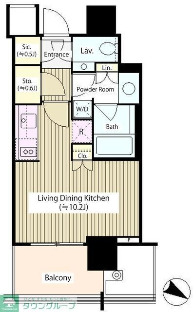 THE ROPPONGI TOKYO CLUB RESIDENCEの物件間取画像