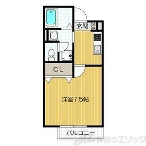 サンクリエイトII Bの物件間取画像