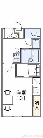 レオパレスM’s innIIの物件間取画像