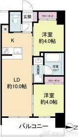 セレニテフラン新大阪の物件間取画像