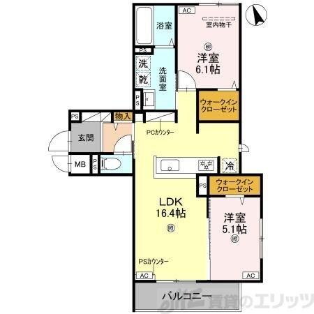 D-residence桜井の物件間取画像